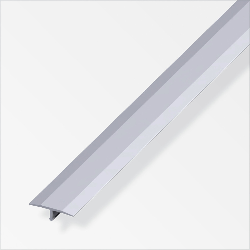 alfer Fugenabdeckprofil 1 m, 6 x 25 mm Aluminium roh blank Profil