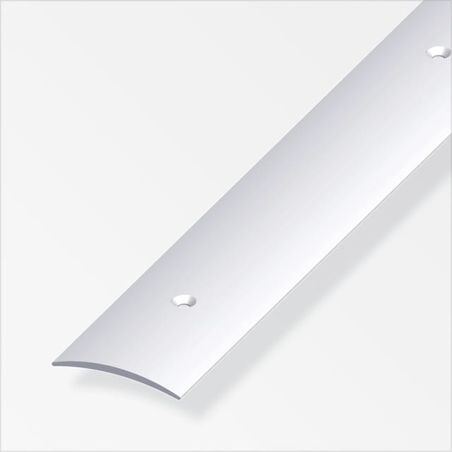 alfer Übergangsprofil 2 m, 50 x 5 mm Aluminium eloxiert silber Übergangsprofil