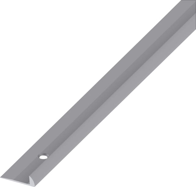 alfer Rund-Abschluss-Profil 1 m, 20.5 x 3 mm Aluminium eloxiert dunkelgrau Profil