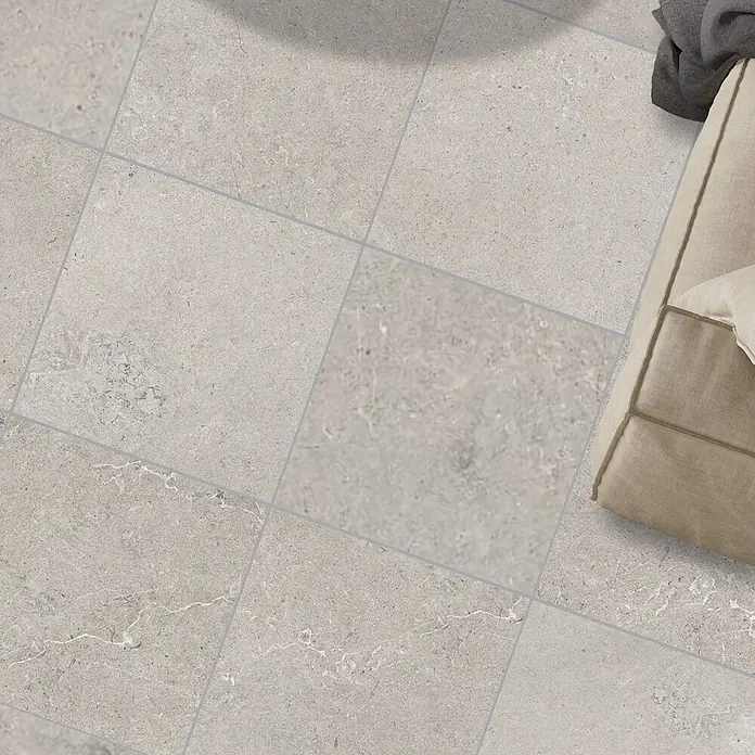RAK Ceramics Feinsteinzeugfliese Valdi (60 x 60 cm, Light Grey, Matt)