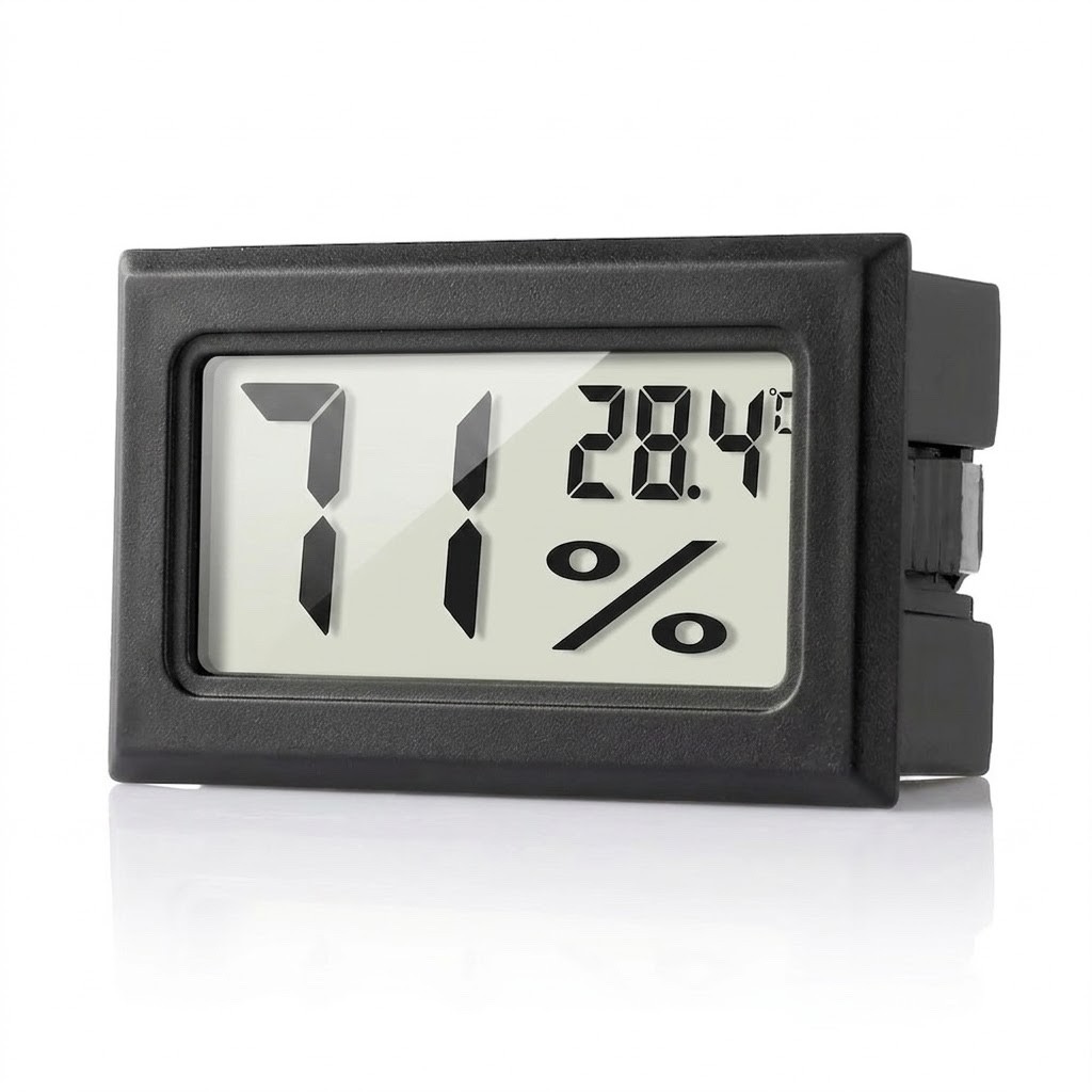 Mini Hygrometer Thermometer 1-10x Luftfeuchtigkeit und Temperaturmesser Gerät