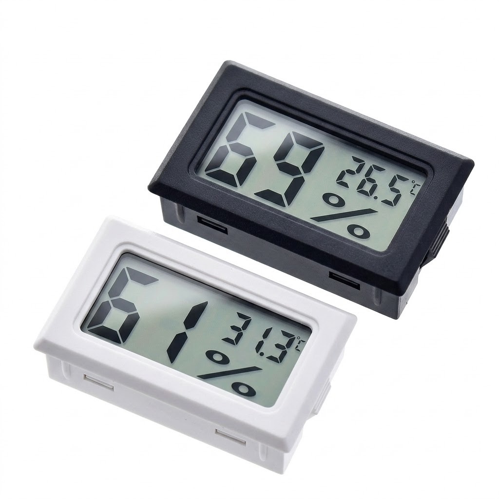 Mini Hygrometer Thermometer 1-10x Luftfeuchtigkeit und Temperaturmesser Gerät Bild 3