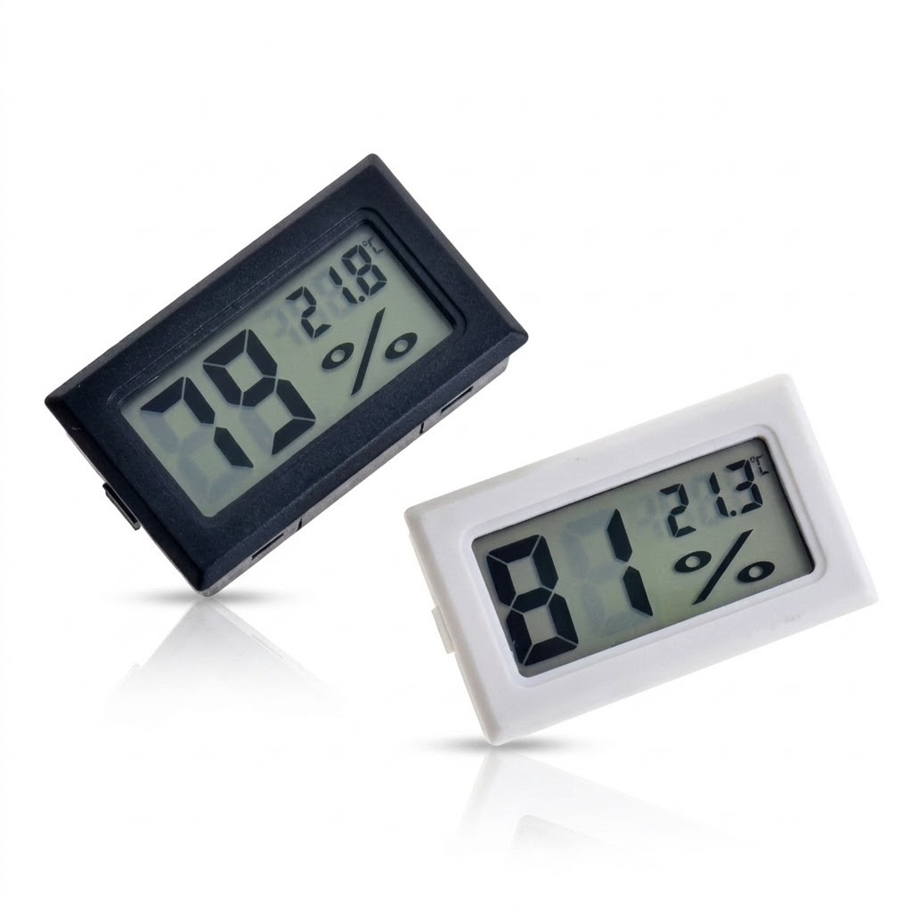 Mini Hygrometer Thermometer 1-10x Luftfeuchtigkeit und Temperaturmesser Gerät Bild 4