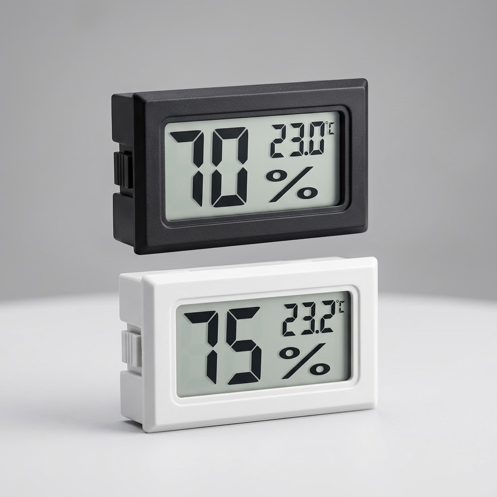 Mini Hygrometer Thermometer 1-10x Luftfeuchtigkeit und Temperaturmesser Gerät Bild 5