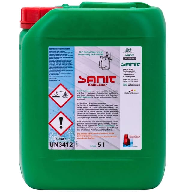 Sanit Kalklöser 5 Liter aus Kunststoff