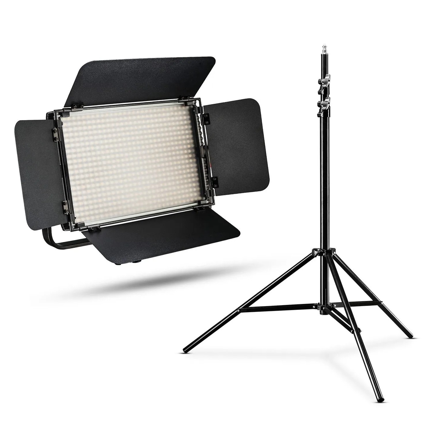Walimex Pro Led Niova 600 Plus Bi-Color Lampenstativ Flächenleuchte Videoleuchte
