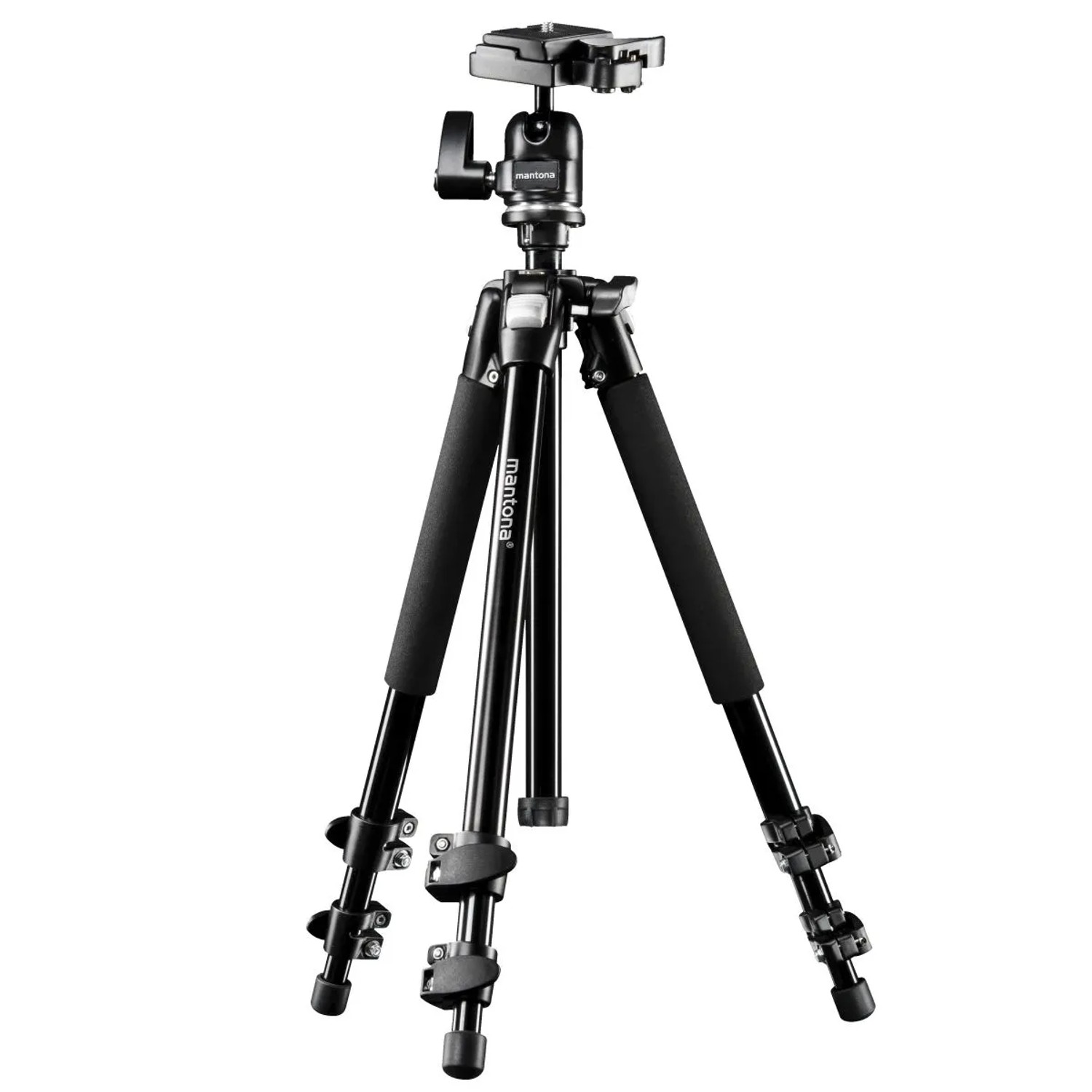 Mantona Basic Scout Max Fotostativ 63X10X10Cm 6Kg Max Kugelkopf Fotostativ Foto