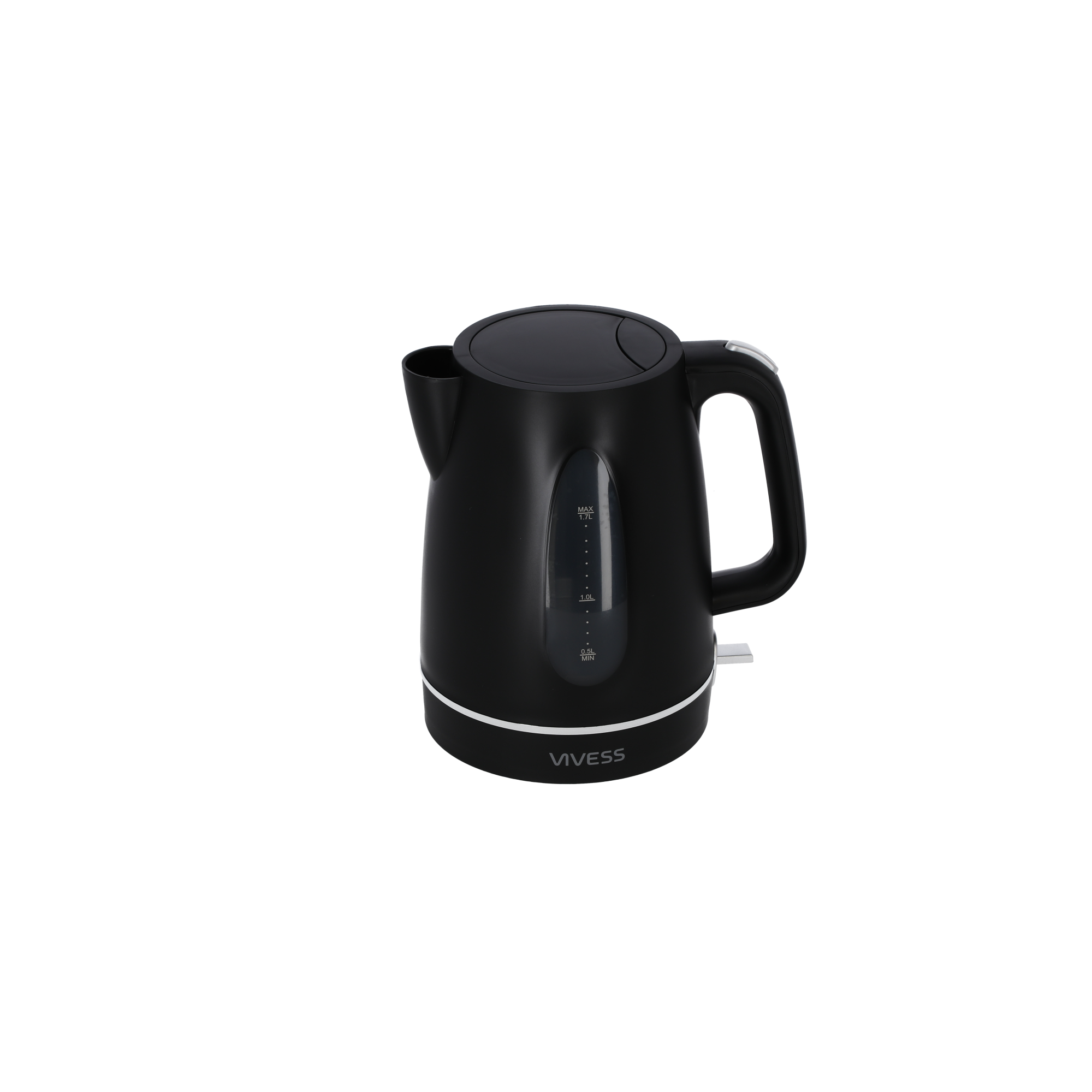 Vivess Wasserkocher 'Kettle' schwarz 1,7 l