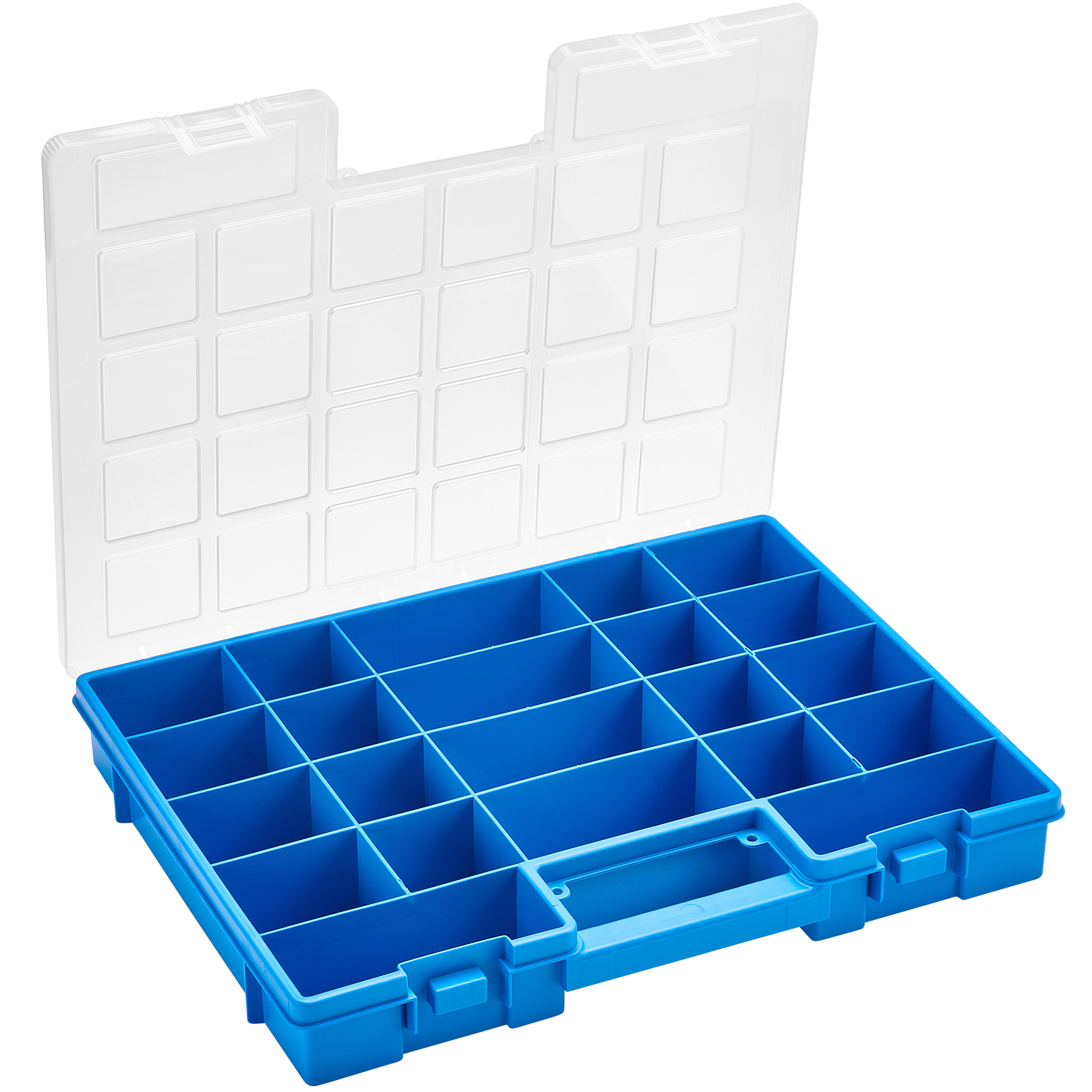 Allit EuroPlus Sortimentskasten 'Basic 37/22' blau, 22 Fächer Bild 2