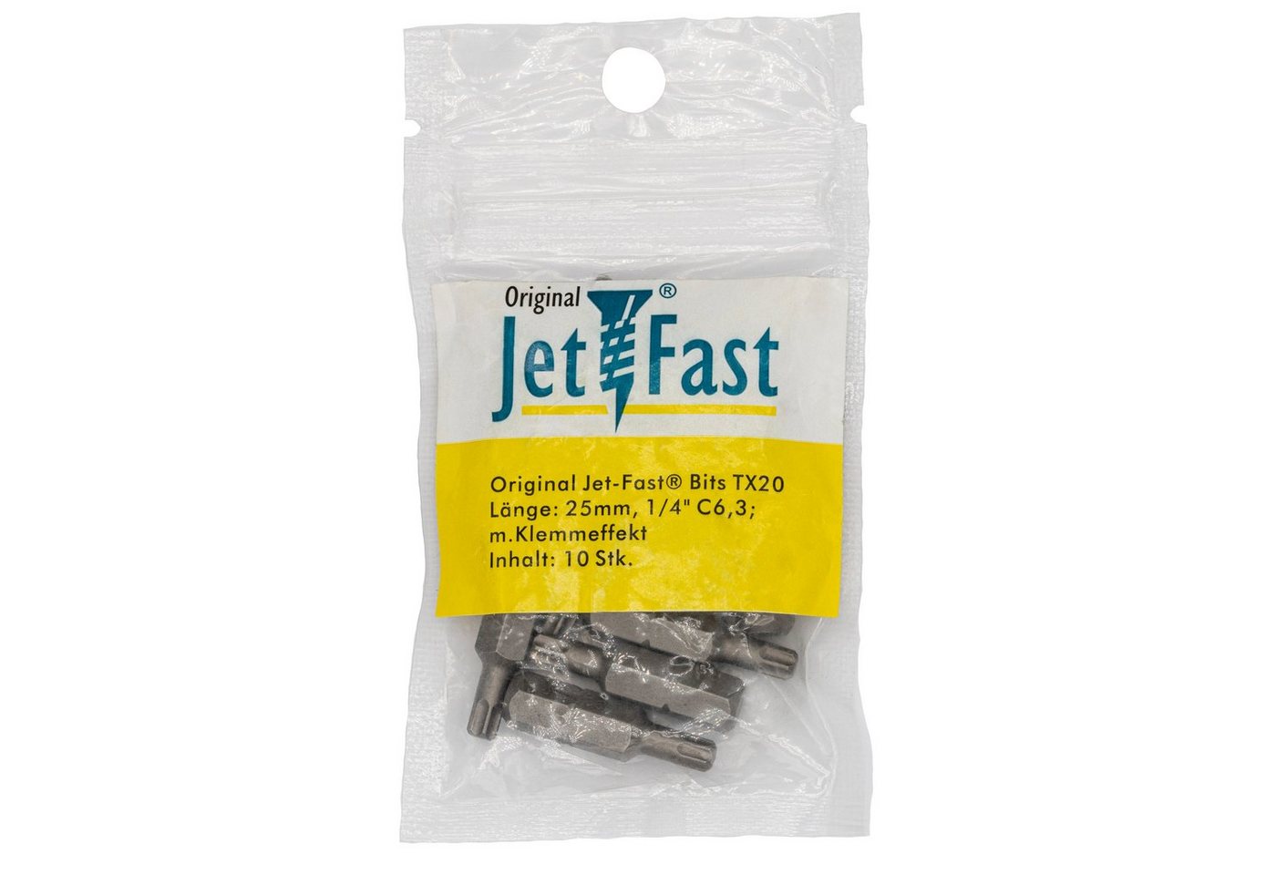 Jet-Fast Torx-Bit Jet-Fast Bits TX10, 10 Stück, 10-St.