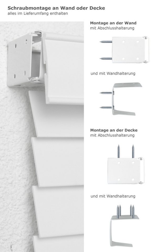 LYSEL® Jalousie Holzoptik 50mm, HxB 130x60cm Bild 2