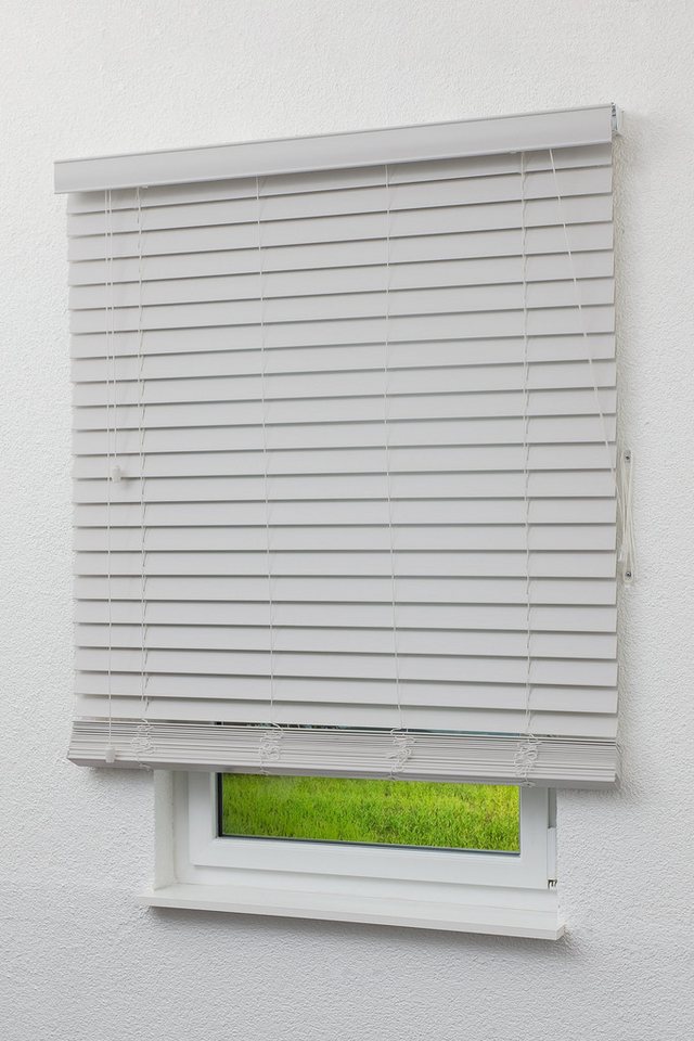 LYSEL® Jalousie Holzoptik 50mm, HxB 130x60cm Bild 3