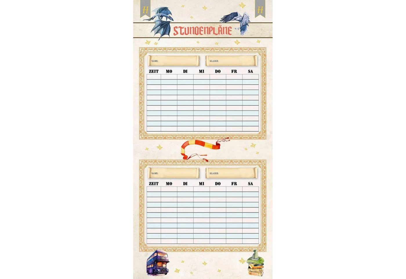 Edition Lempertz Wandkalender Der große inoffizielle Familienplaner für Potterheads Kalender 2027 Bild 4