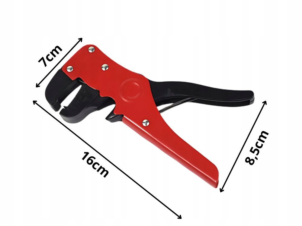 VERK GROUP Abisolierzange Automatische Abisolierzange 17cm Kabelzange Isolierzange 0,2-6mm², 1-tlg., 2-in-1 Funktion, integrierter Kabelschneider Bild 5