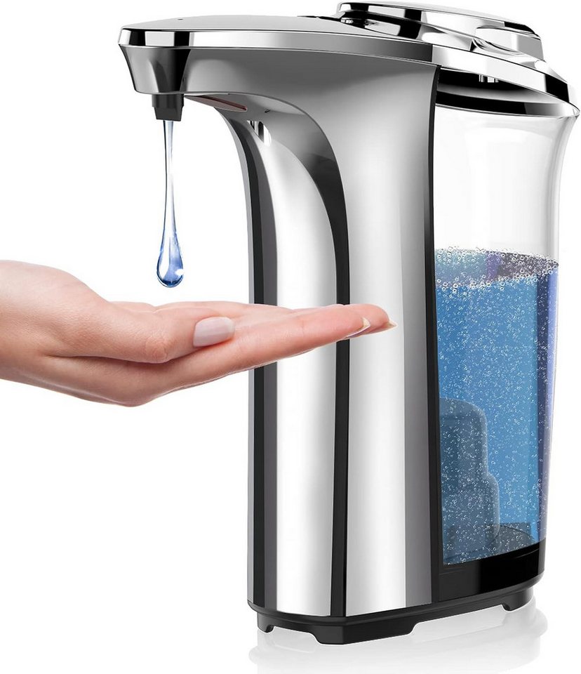 Futicare Seifenspender Automatischer Seifenspender mit Infrarotsensor – 500 ml, (5 Stufen einstellbar, berührungslos & IPX5-wasserdicht) Bild 5