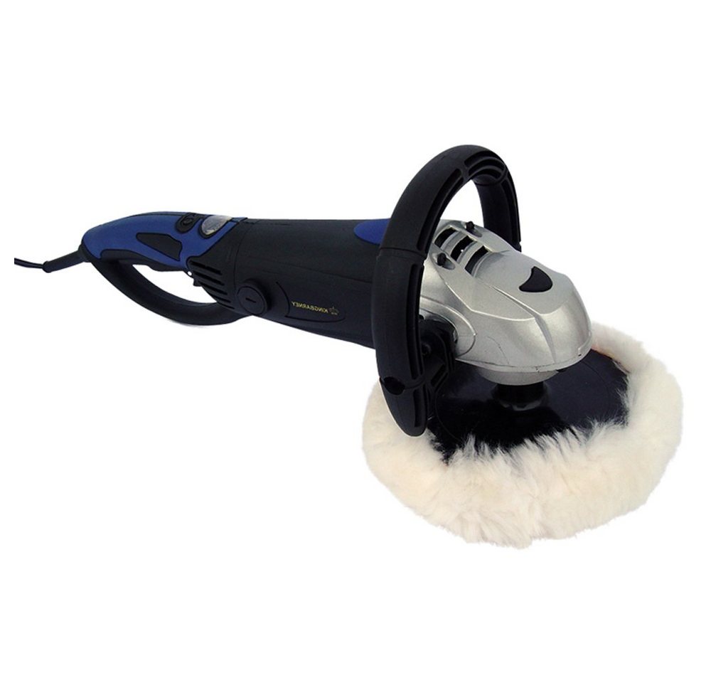 Duke-Handel Rotationspoliermaschine Poliermaschine Polierer Autopolierer Schleifmaschine 1600Watt (Set 2), 3000 max. U/min, (Set, 25 tlg., inkl. umfangreichem Polier- und Schleifzubehör), ohne Akku und Ladegerät, Griff ist drehbar um 180° Bild 4