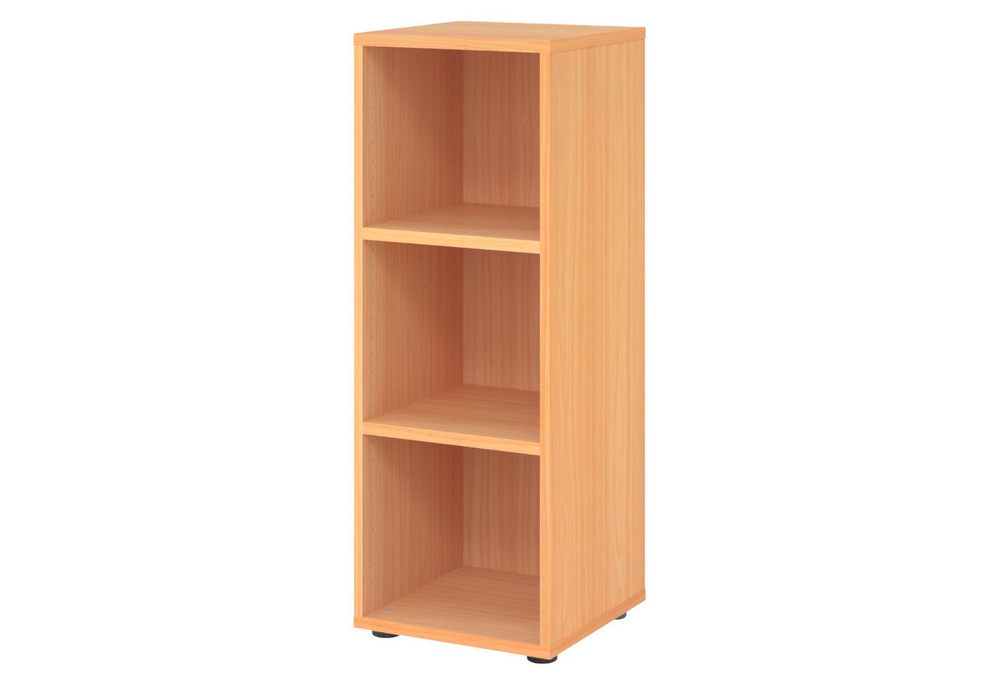 bümö Aktenregal smart Regal, Büroregal - 3 Ordnerhöhen, Dekor: Buche Bild 4