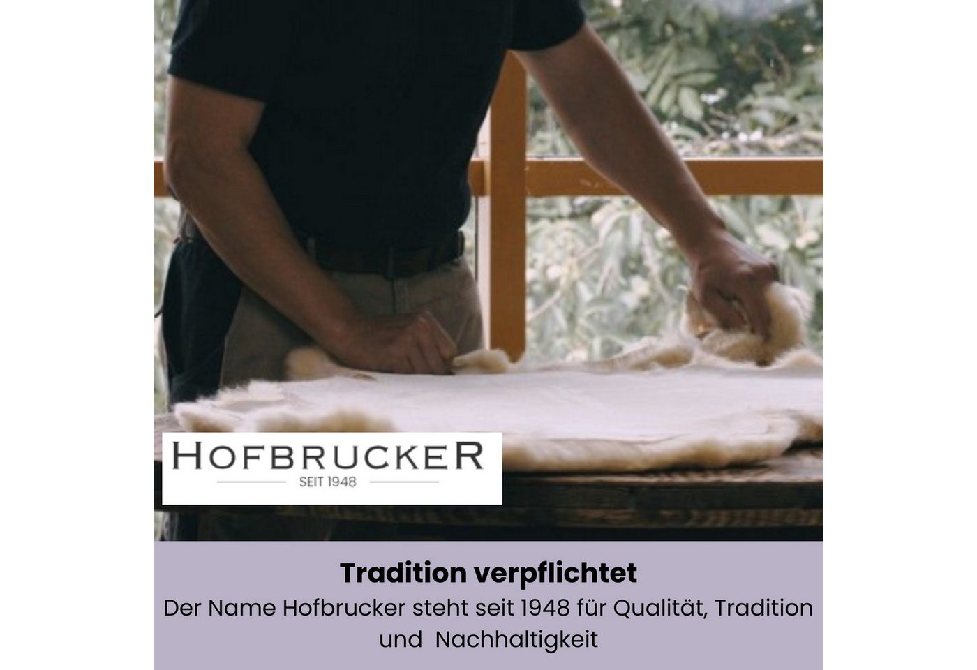 Hofbrucker seit 1948 Fußsack Lammfell Fußsack Maxi für Babyschale, Baby Winter Fußsack mit echtem Lammfell wind- und wasserabweisend