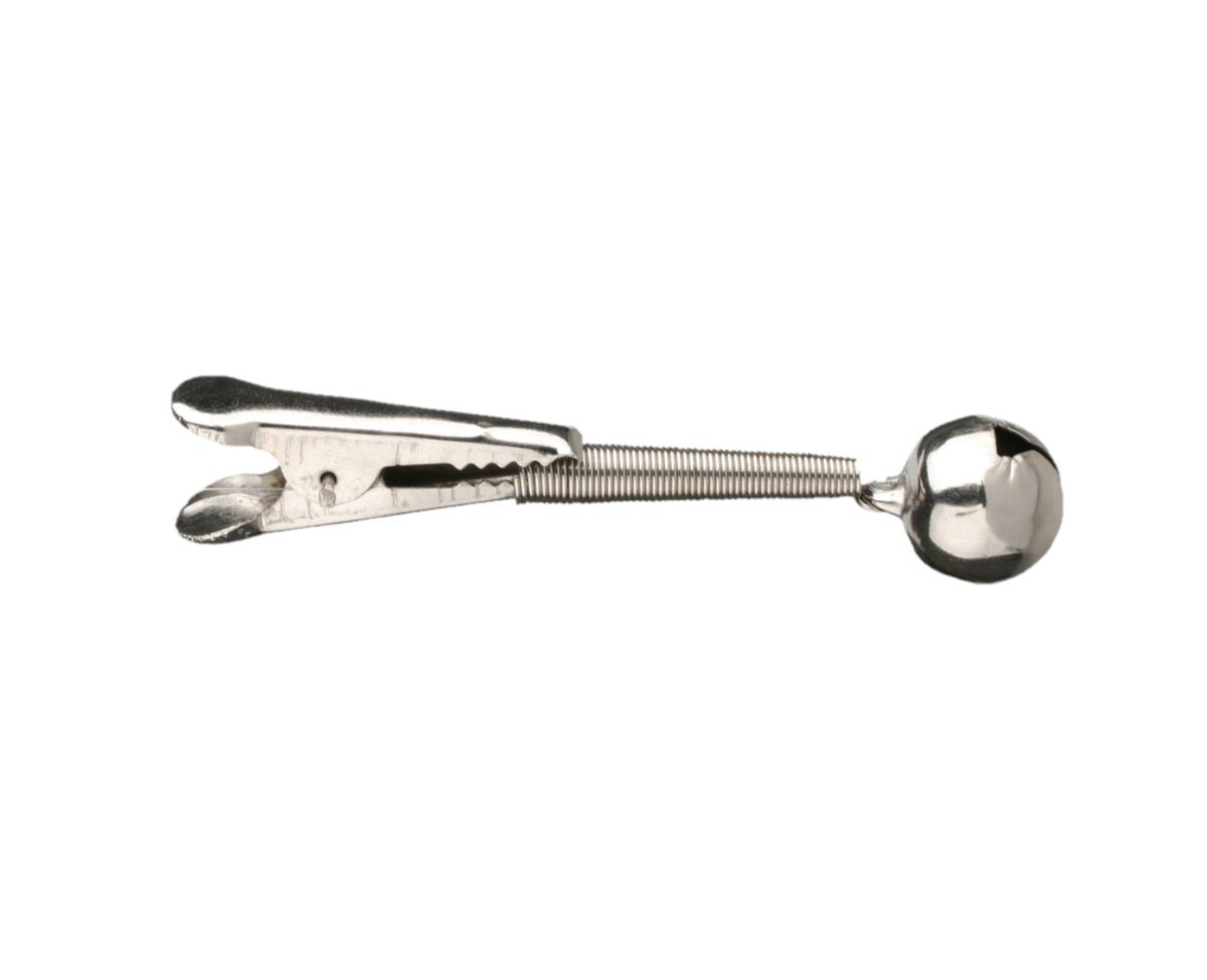 MIKADO Total Fishing Bissanzeiger Angelglocken 10St. Einfach oder Doppelt Frosch Krokodil Clip, (Spar-Set, 10-St), Befestigung an der Rute mit Metallklammern