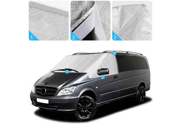 LuxusKollektion Frontscheibenabdeckung Windschutzscheibe Abdeckung Sonnenschutz Mercedes Eisschutz Vito W639
