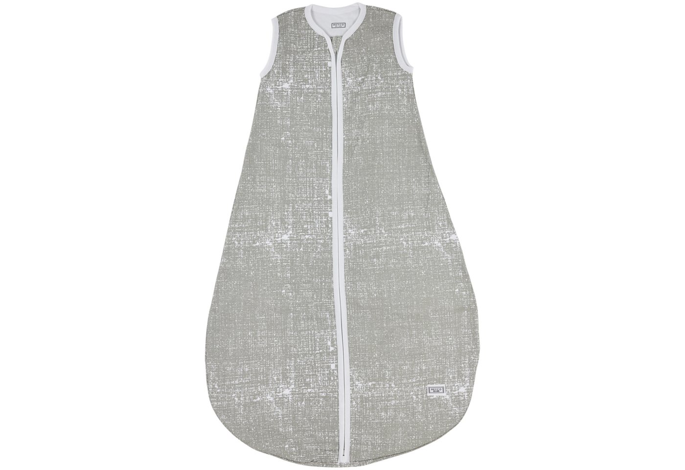 Meyco Baby Babyschlafsack Fine Lines Grey (100% Baumwolle, 1 tlg), 74cm Bild 2