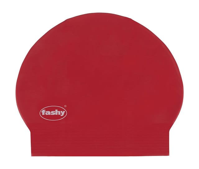 Fashy Badekappe Fashy - Latex Badehaube Badekappe Sporthaube Damen Herren Rot 3030-40