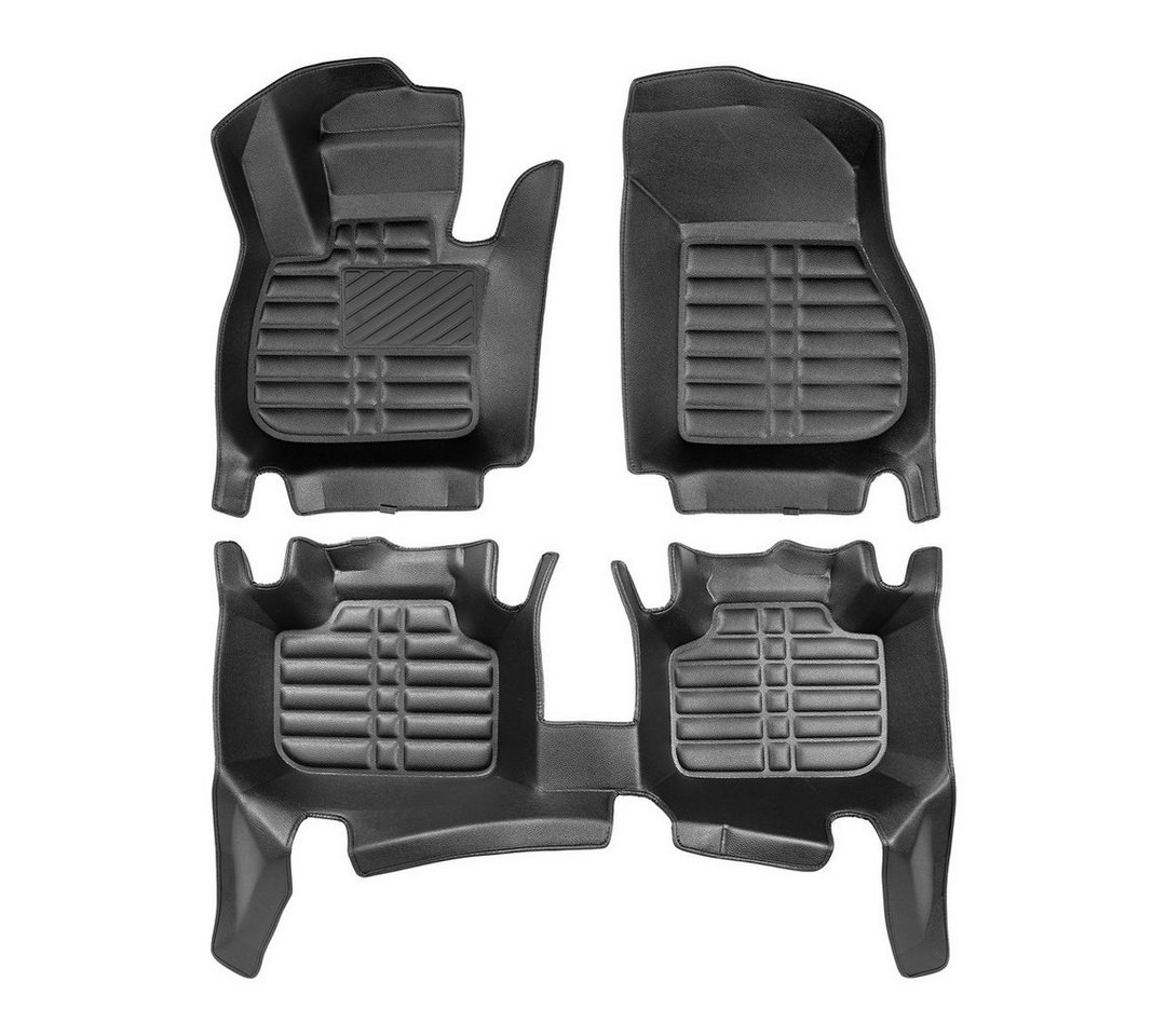 fussmattenprofi.com Auto-Fußmatte 5D Premium Auto Fussmatten für BMW X1 (F48) 2015-2022 (1 St), für BMW BMW X1 Bild 4