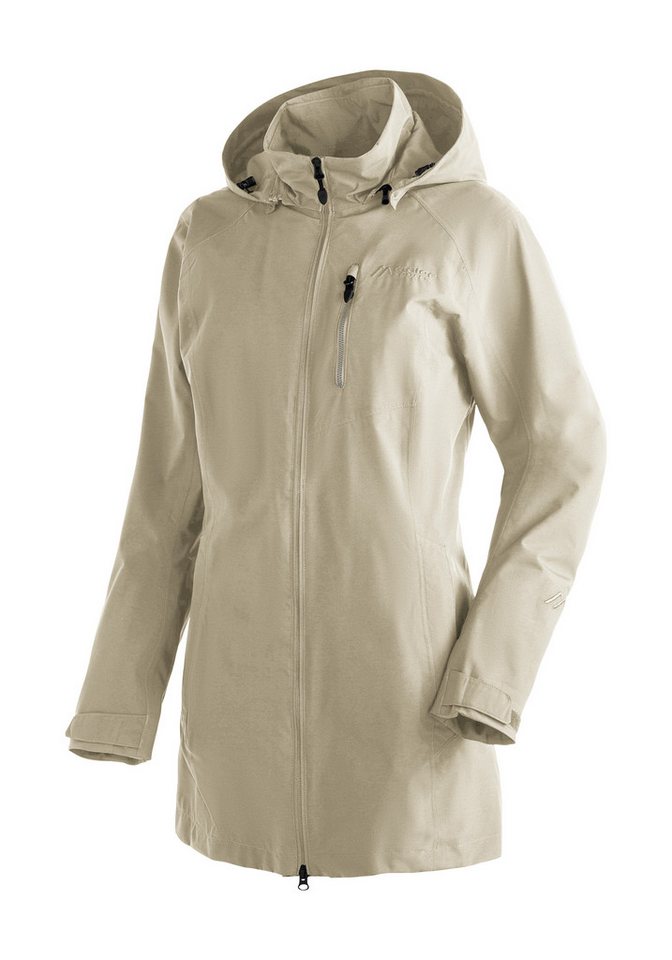Maier Sports Outdoorjacke Perdura rec W Damen Funktionsmantel, wasserdichter Mantel mit Kapuze, Wanderjacke