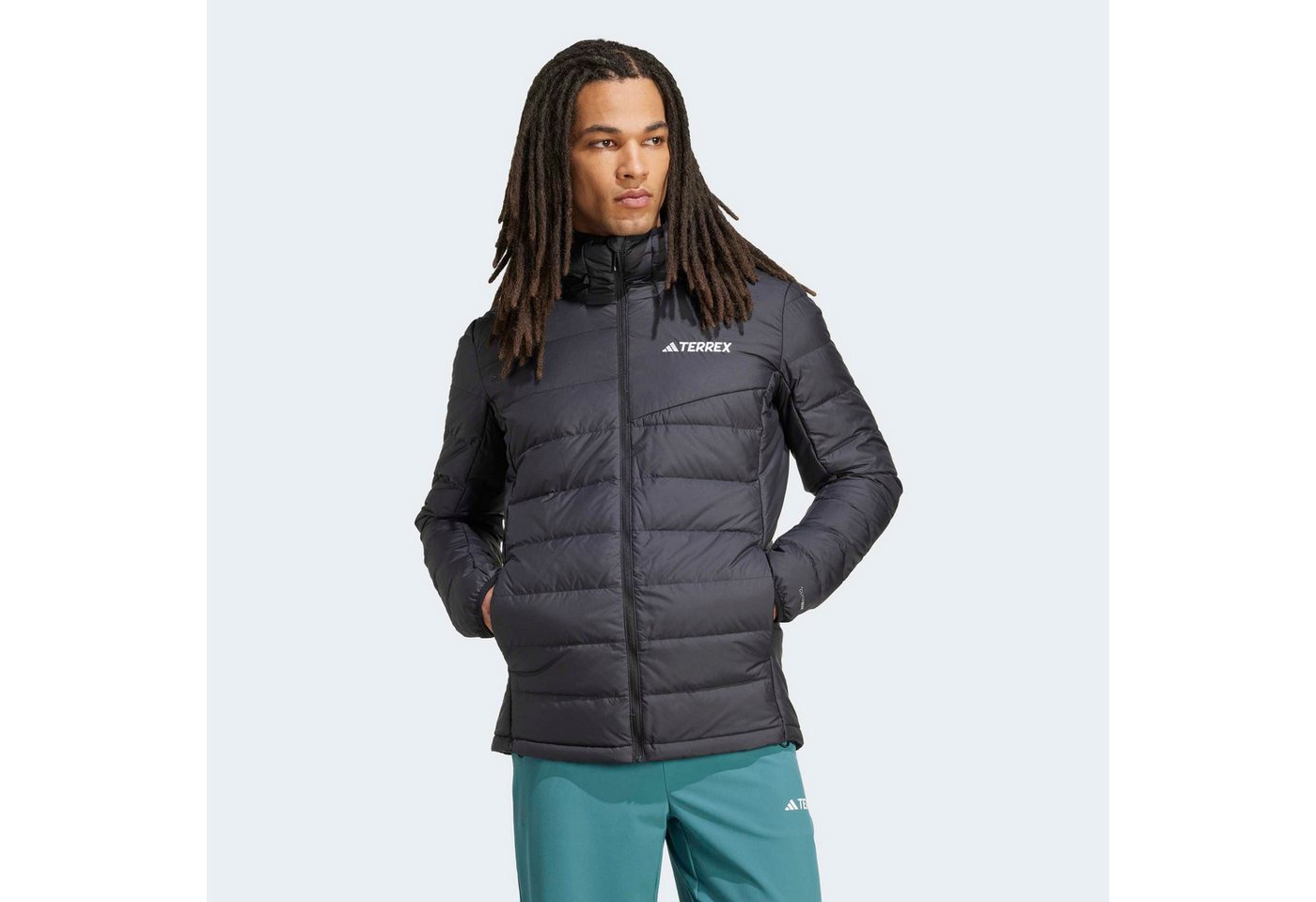 adidas TERREX Outdoorjacke MULTI LIGHT DOWN CLIMAWARM HOODED T