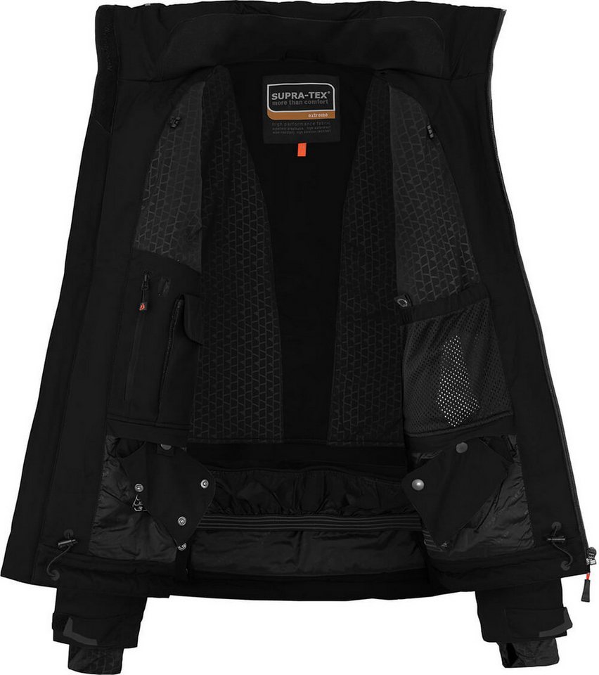Bergson Skijacke NANO light Herren Skijacke, unwattiert, 20000 mm Wassersäule, Normalgrößen, schw
