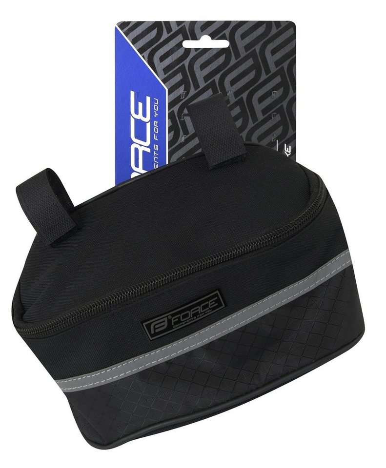FORCE Fahrradtasche Lenkertasche FORCE ROLLER silberstreifen