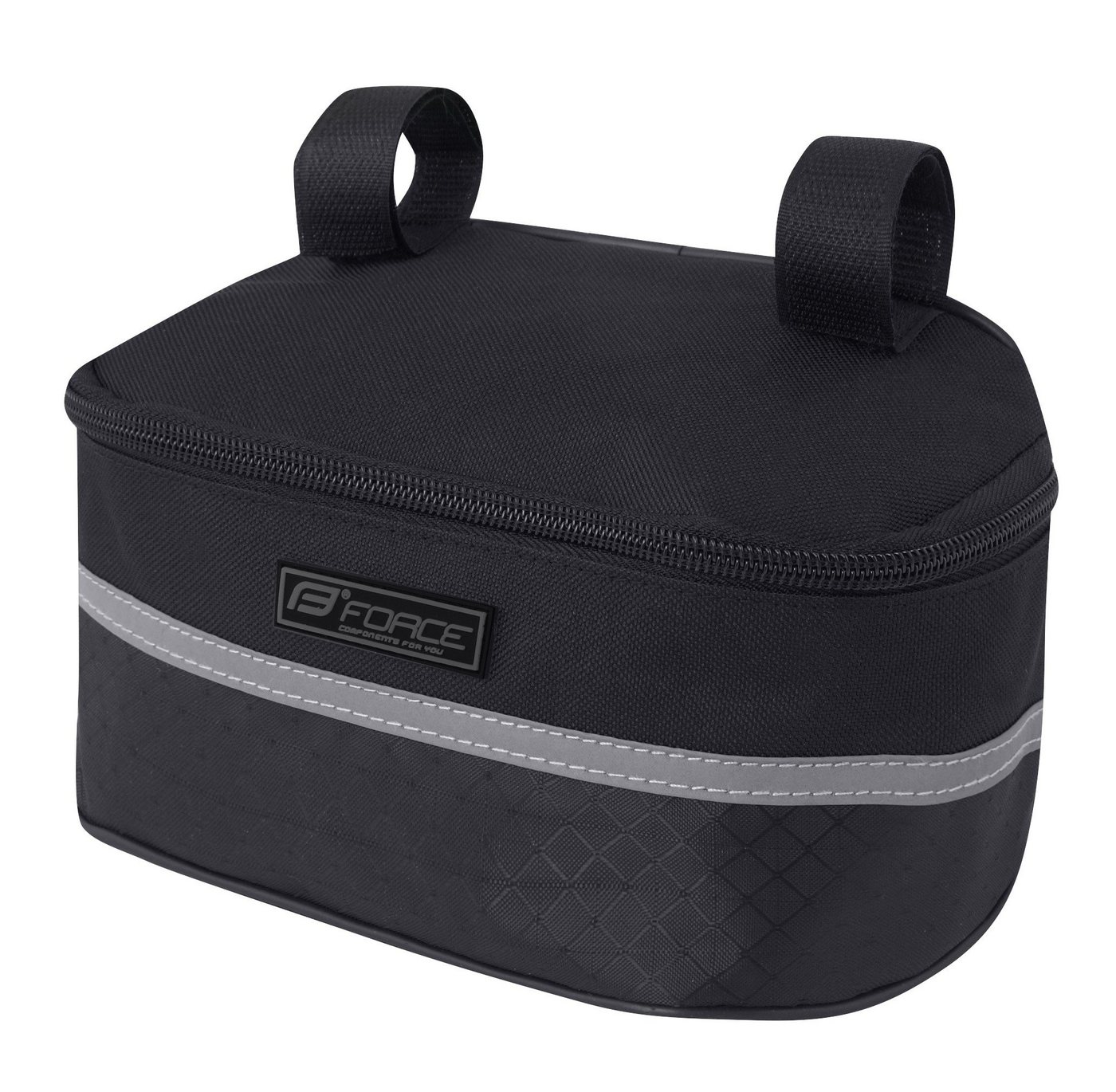FORCE Fahrradtasche Lenkertasche FORCE ROLLER silberstreifen Bild 2