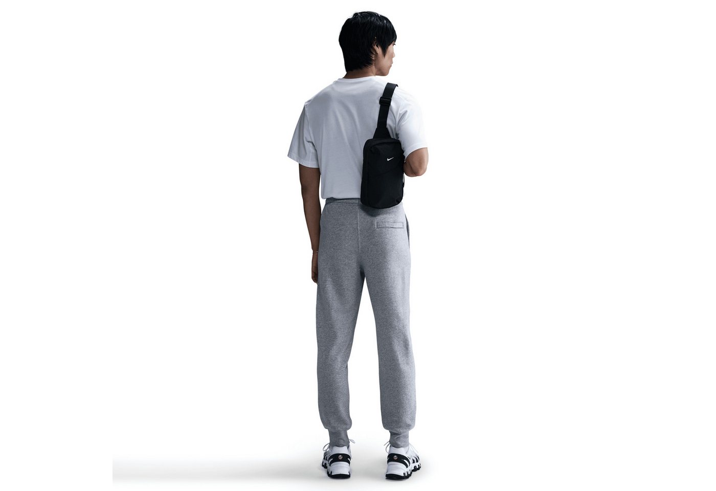 Nike Sporthose M NK CLUB BB JOGGER DK GREY HEATHER/LT SMOKE GREY/