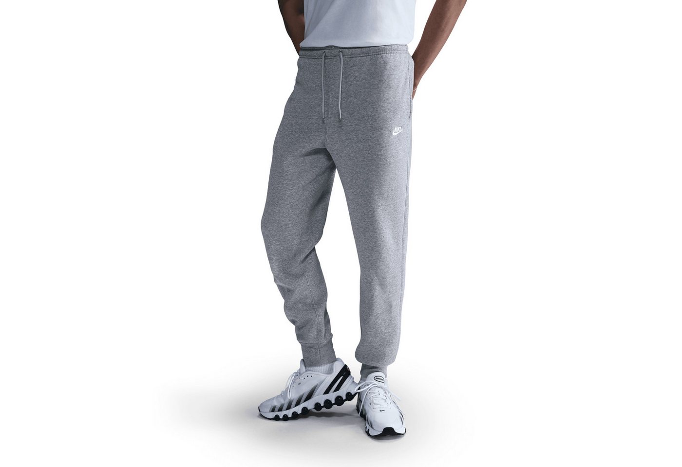 Nike Sporthose M NK CLUB BB JOGGER DK GREY HEATHER/LT SMOKE GREY/ Bild 3