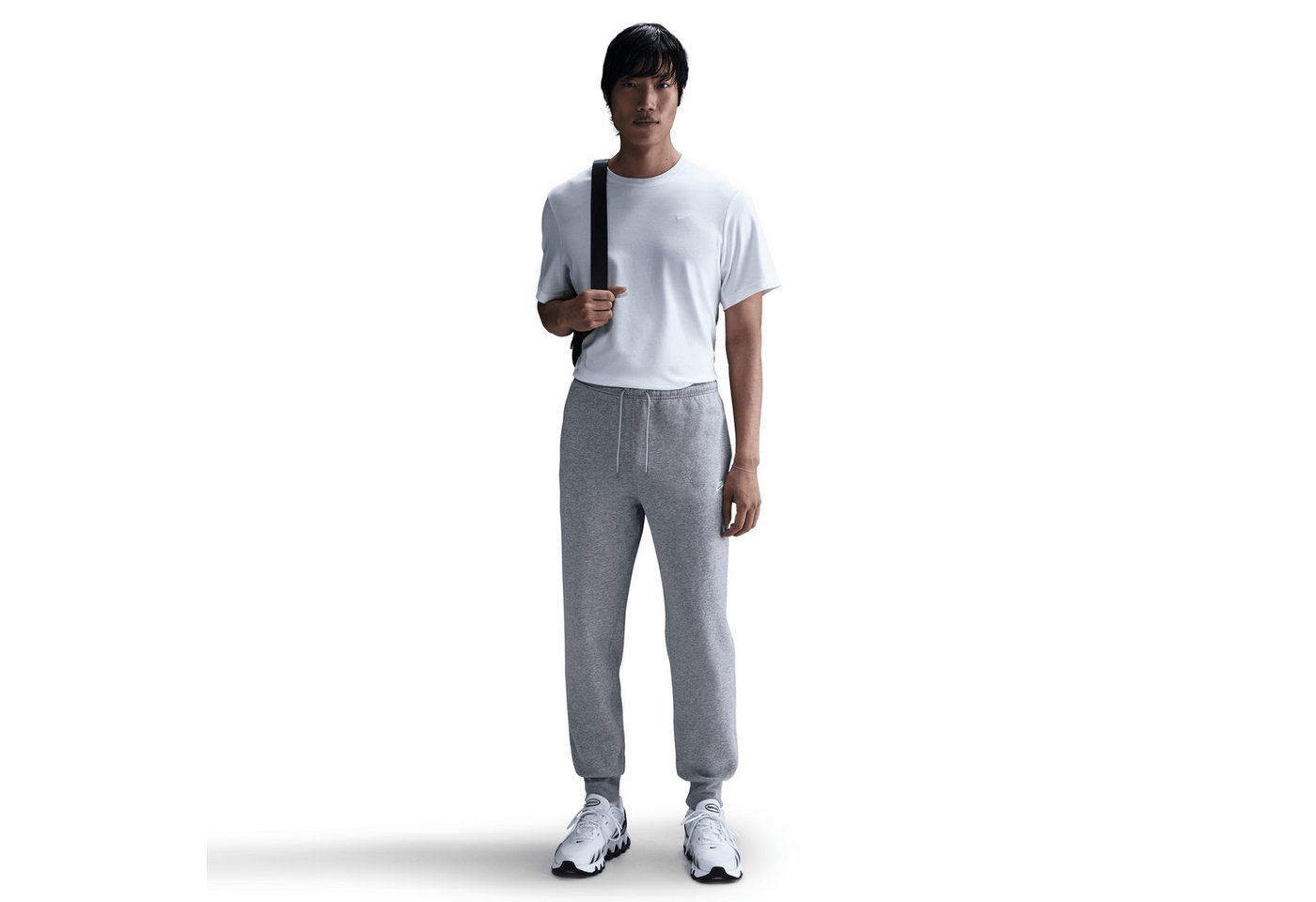 Nike Sporthose M NK CLUB BB JOGGER DK GREY HEATHER/LT SMOKE GREY/ Bild 5