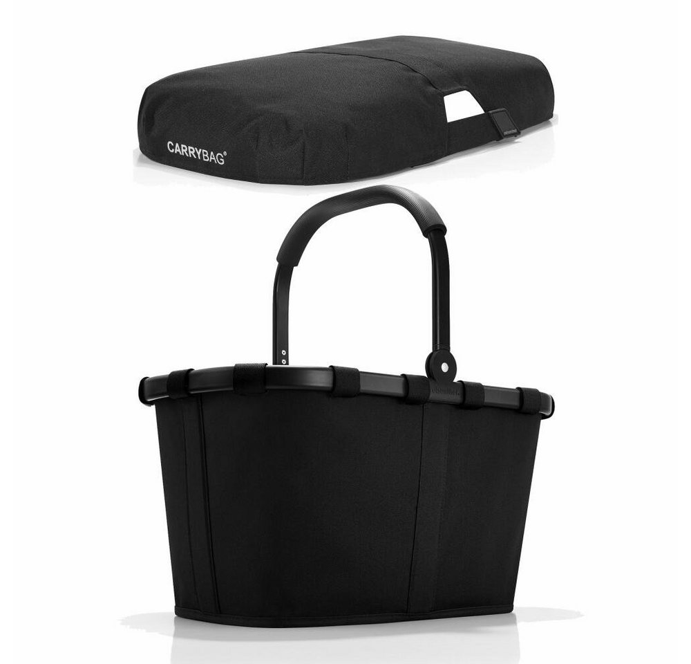 REISENTHEL® Einkaufskorb carrybag frame black mit cover
