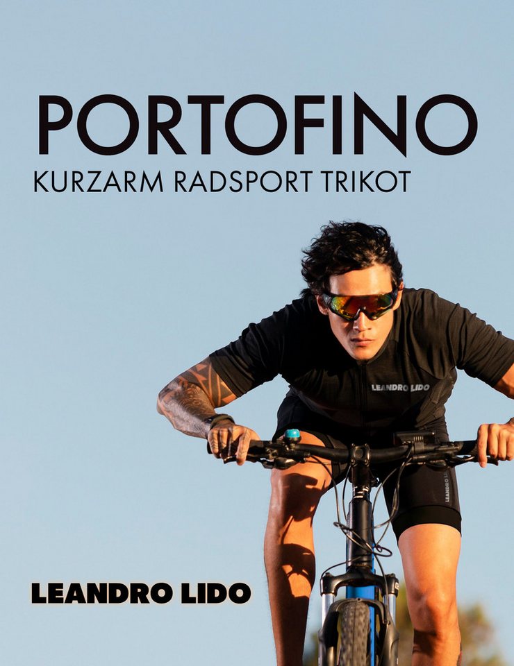 LEANDRO LIDO Radtrikot LEANDRO LIDO Herren Radsport Kurzarm Trikot lichtreflektierende Details Bild 4