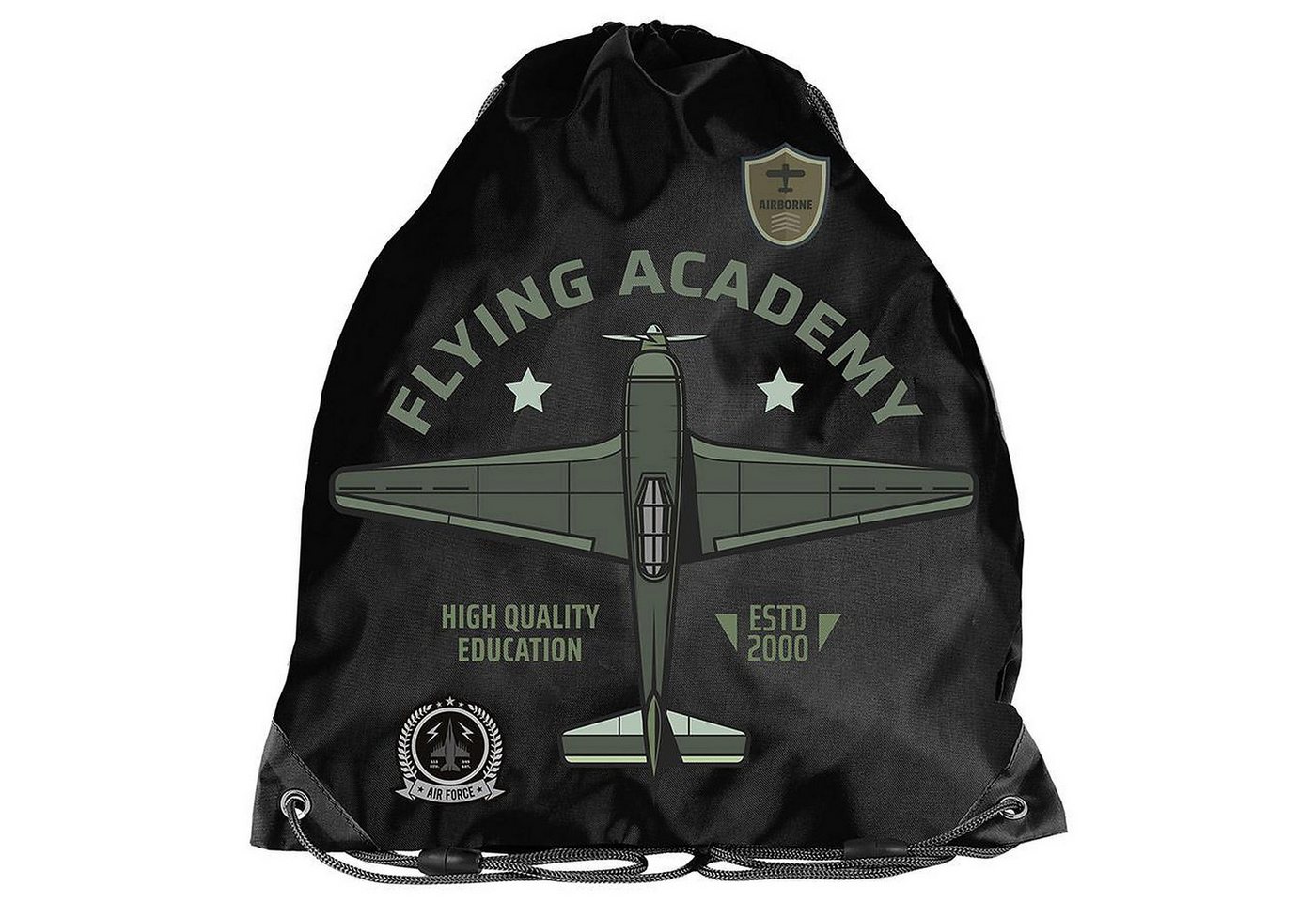 PASO Schulrucksack (Schulset, 10-tlg), Flugzeug, 10-tlg. Set