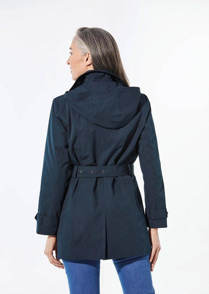 GOLDNER Outdoorjacke Kurzgröße: Kurzmantel im Trenchcoat-Stil Bild 4