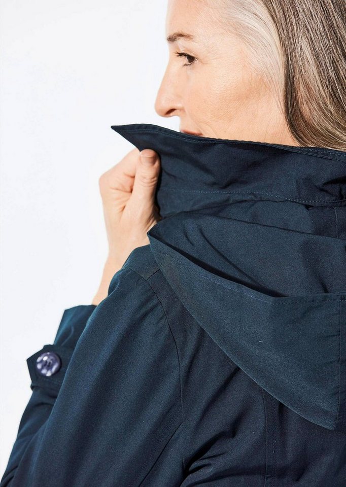 GOLDNER Outdoorjacke Kurzgröße: Kurzmantel im Trenchcoat-Stil Bild 5