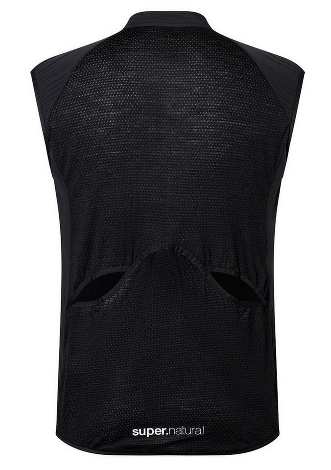 SUPER.NATURAL Funktionsweste Weste Merino Unstoppable Gilet (Merino Funktionsweste) schwarz Herren Bild 2