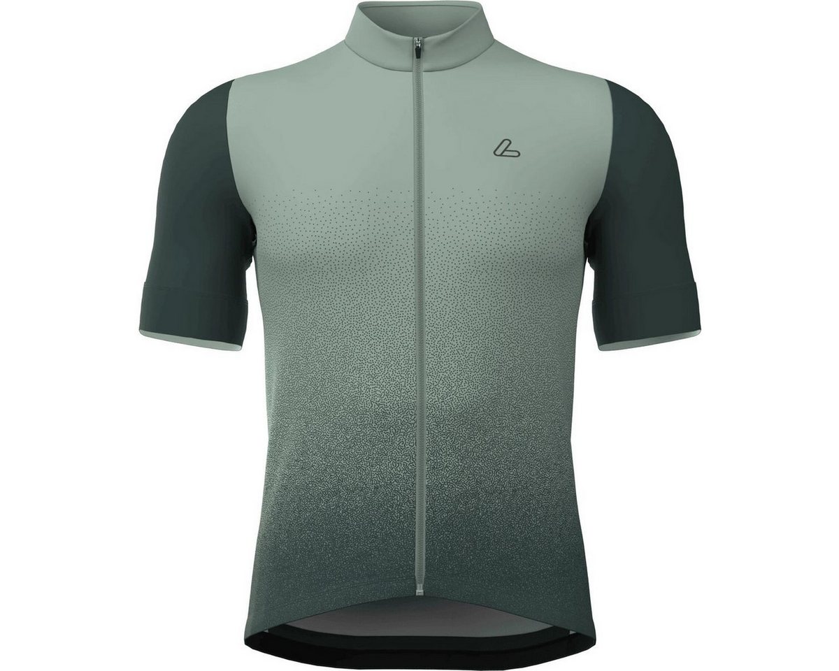 Löffler Radtrikot Men Bike Jersey Full Zip Skys Storm Mid Atmungsaktives und schnelltrocknendes Herren-Radtrikot mit