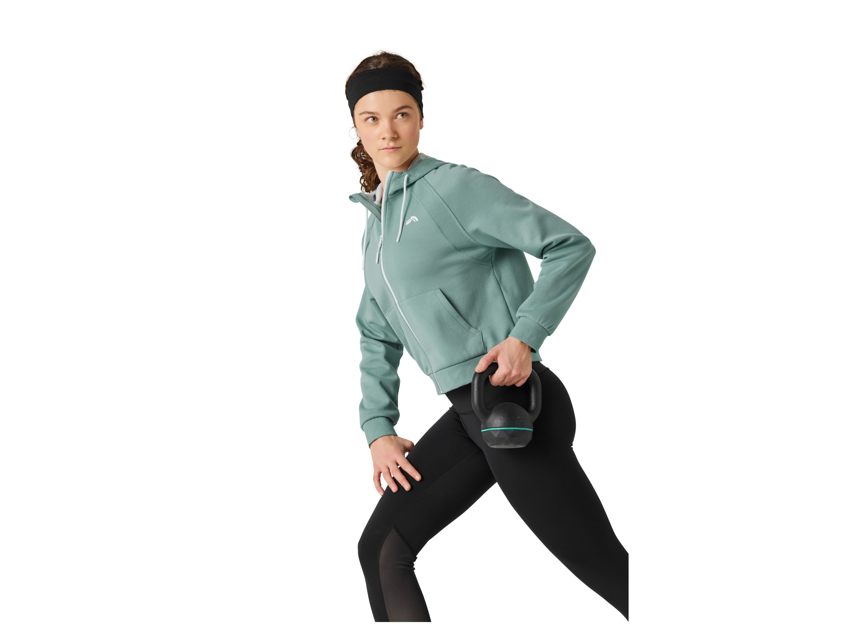 CRIVIT Damen Sweatjacke (Grün, L(44/46)) Bild 2