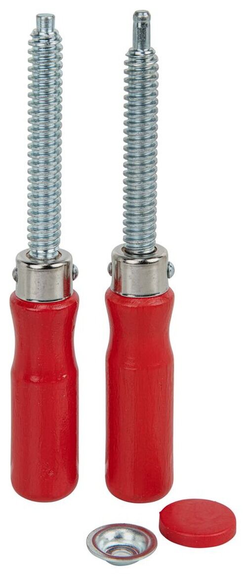 BESSEY Spindel-Set FRK (2 unterschiedl. Spindeln, +Druckplatte, +Schutzkappe)