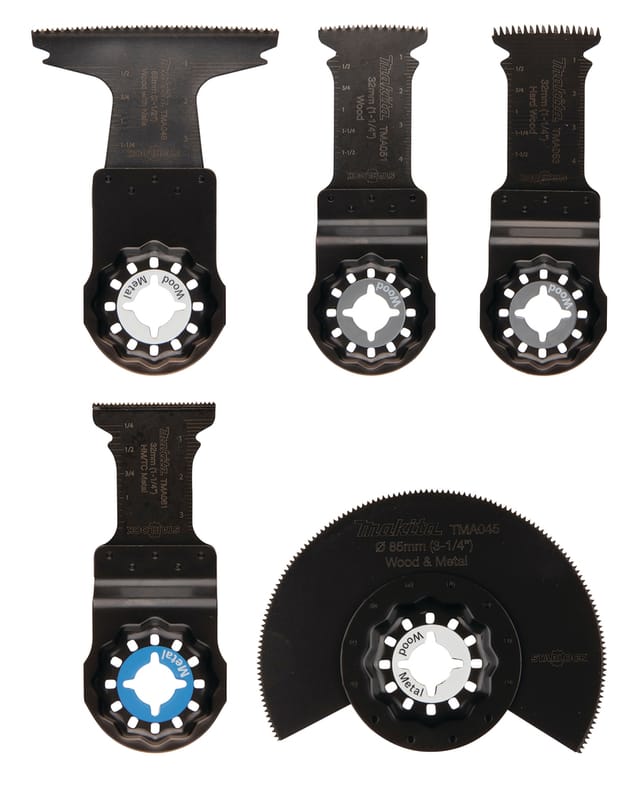 Makita E-24935 Multifunktionswerkzeug Set 5 tlg. Starlock