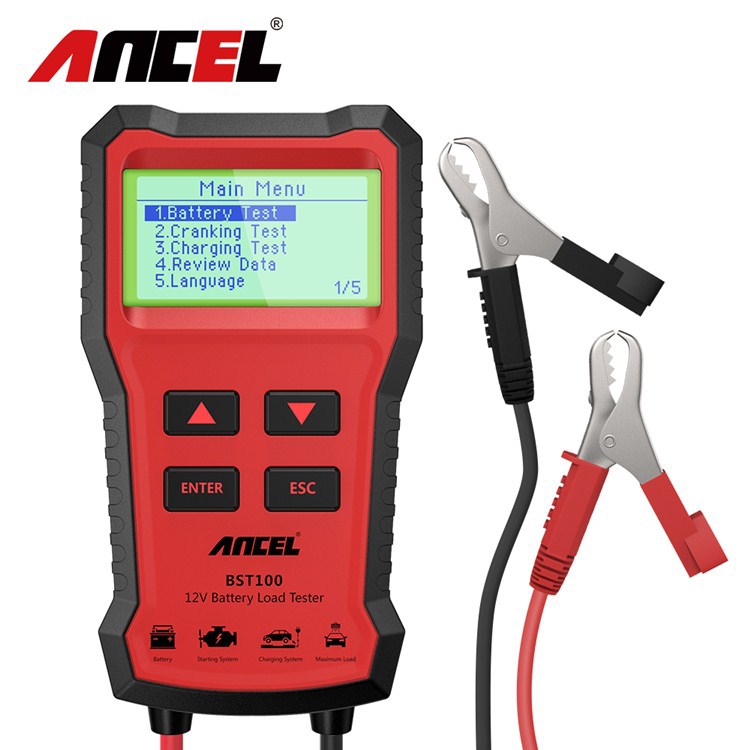 Testeur De Batterie De Voiture Ancel Bst100 12v 220ah - Analyseur De Charge