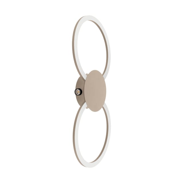 Eglo LED Wandleuchte Venticello sandfarben 66 x 30 cm warmweiß