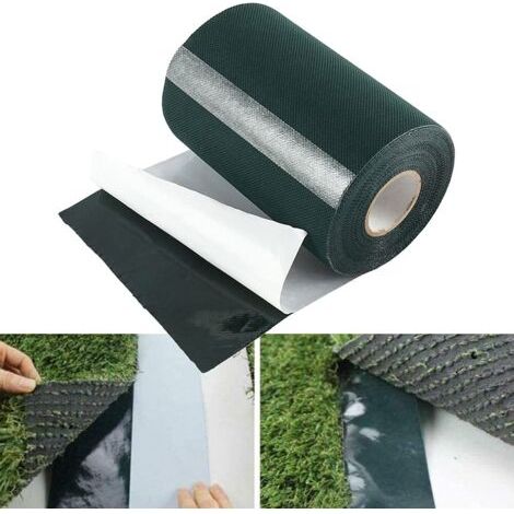 10 M X 15 Cm Klebeband Für Rasenflächen, Selbstklebendes Teppichklebeband, Nahtband Für Kunstrasen, Rasenklebeband, Grünes Befestigungsband, Rasenfugenband