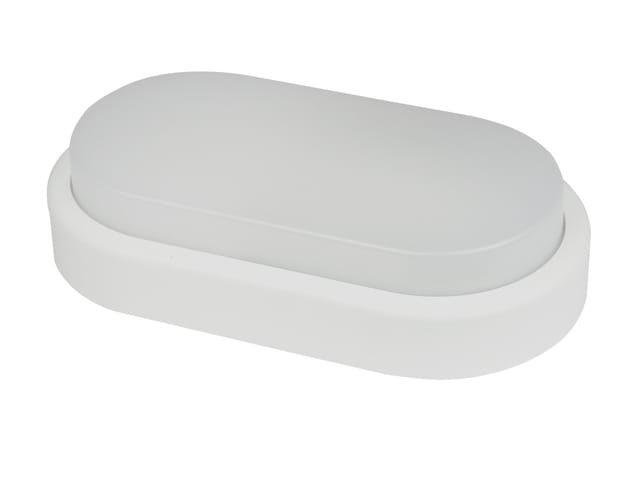 Trendline Ovalleuchte 18x9,8x4,2cm 8W 750lm IP54 neutralweiß