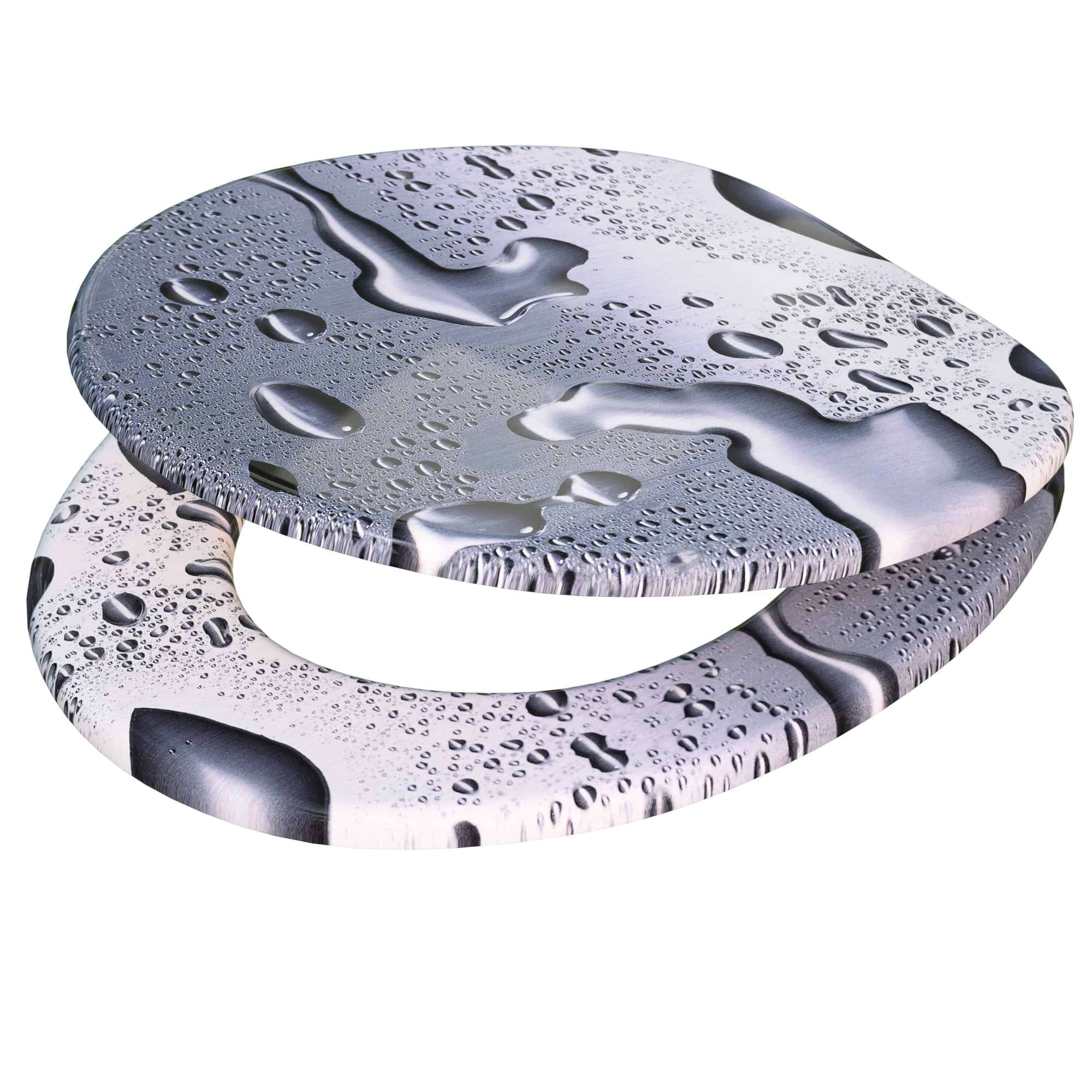Soft Close Toilet Seat, Mdf, Stainless Steel Hinges